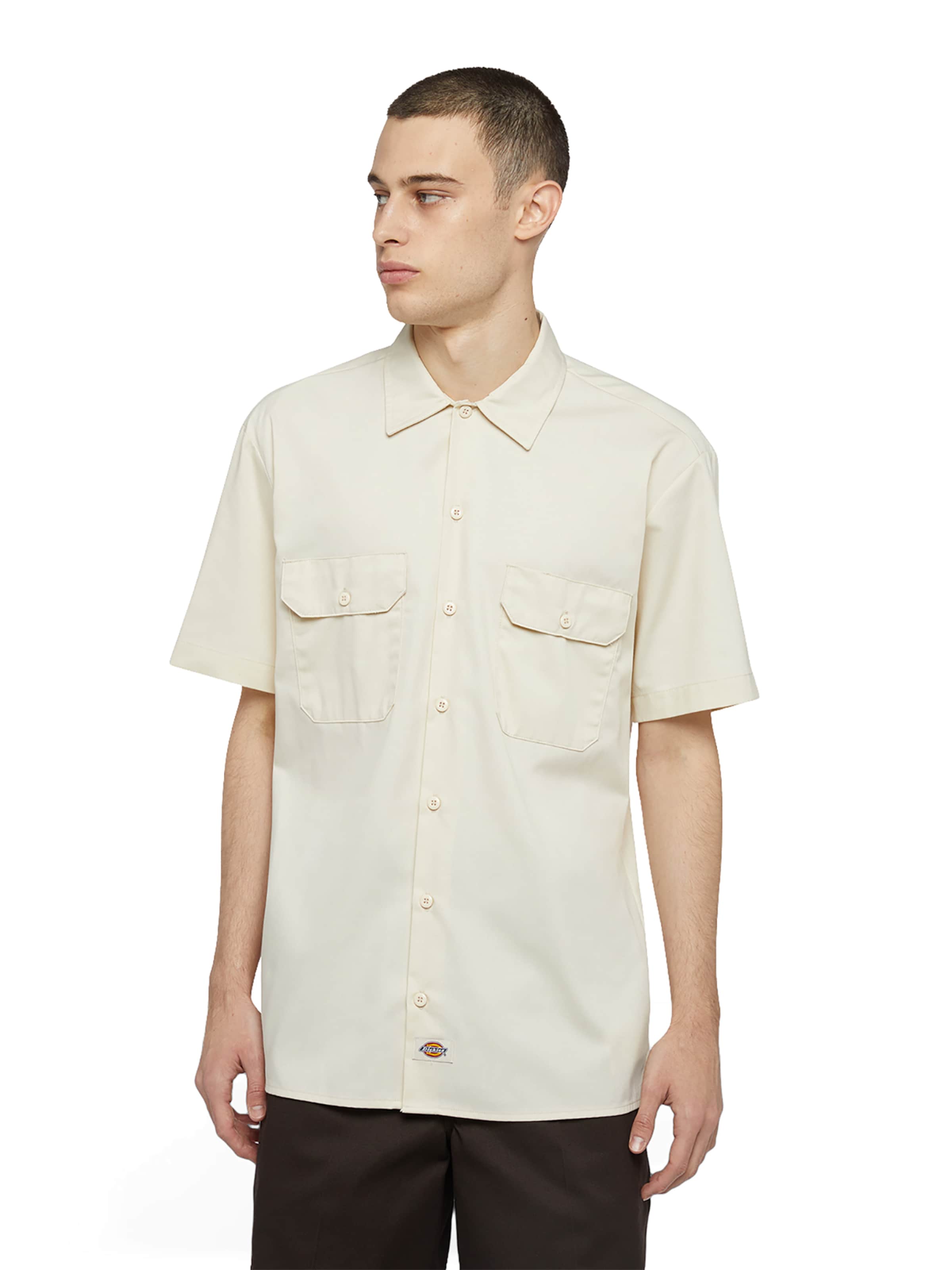 DICKIES Comfort Fit Skjorta i beige