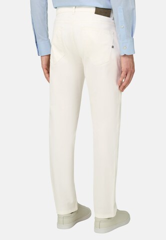 Boggi Milano Slim fit Chino trousers in White