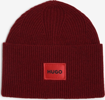 HUGO Beanie 'Xaff 6' in Red: front