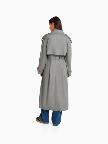 Bershka Between-seasons coat in Grey