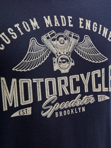 JJ Rebel Majica 'JREBMATHEO' | modra barva