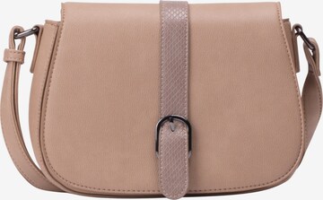 Borsa a tracolla di Usha in beige: frontale