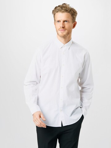 ESPRIT Regular fit Button Up Shirt in White: front