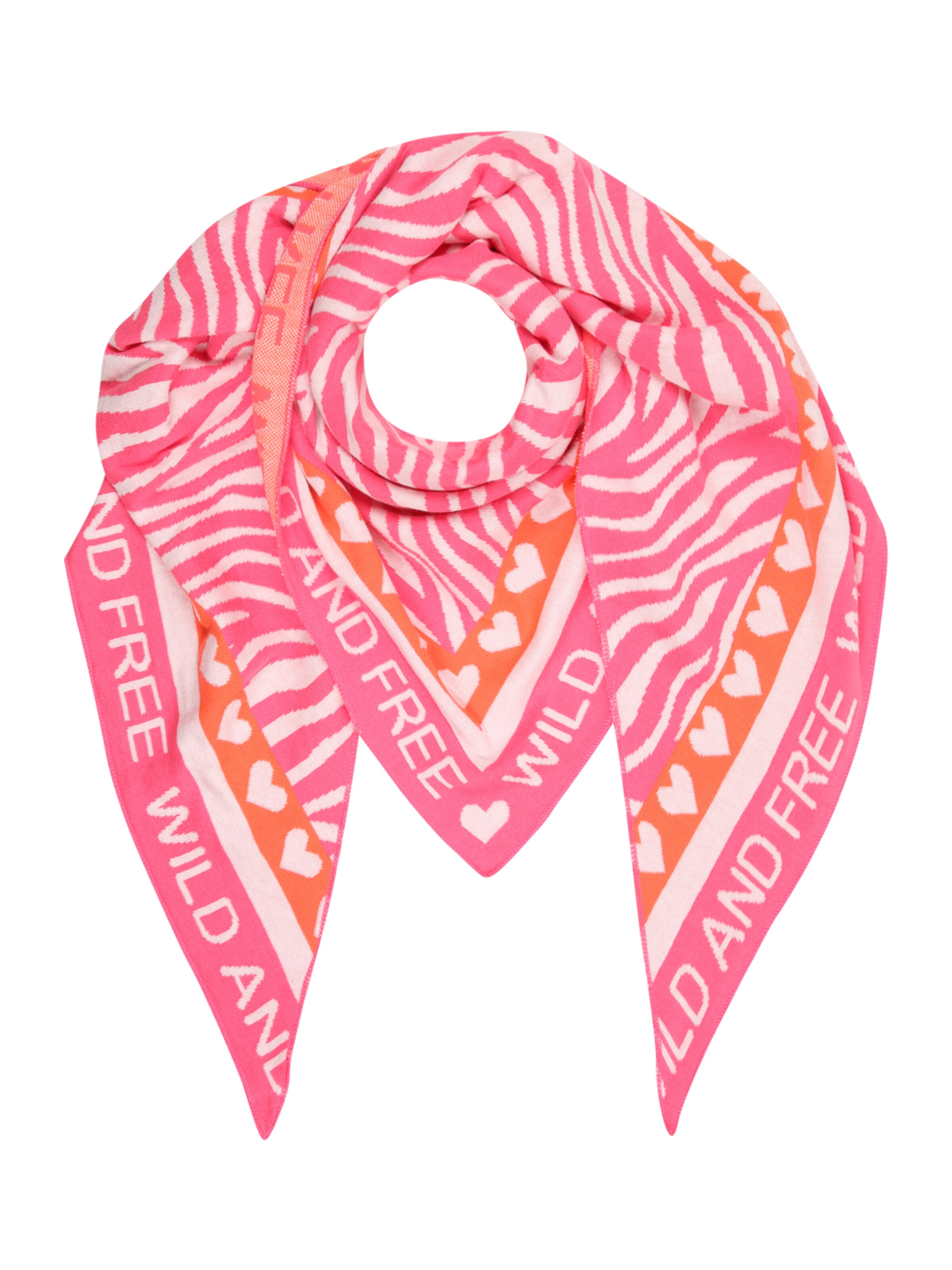 Zwillingsherz Rätik 'Zebra Love', värv roosa: eest vaates