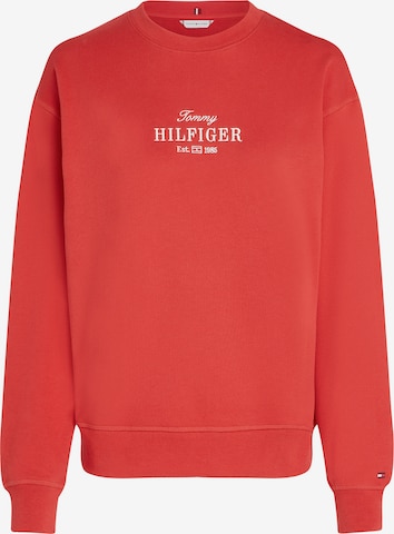 TOMMY HILFIGER - Sweatshirt em vermelho: frente