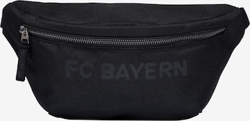 FC BAYERN MÜNCHEN Fanny Pack in Black: front