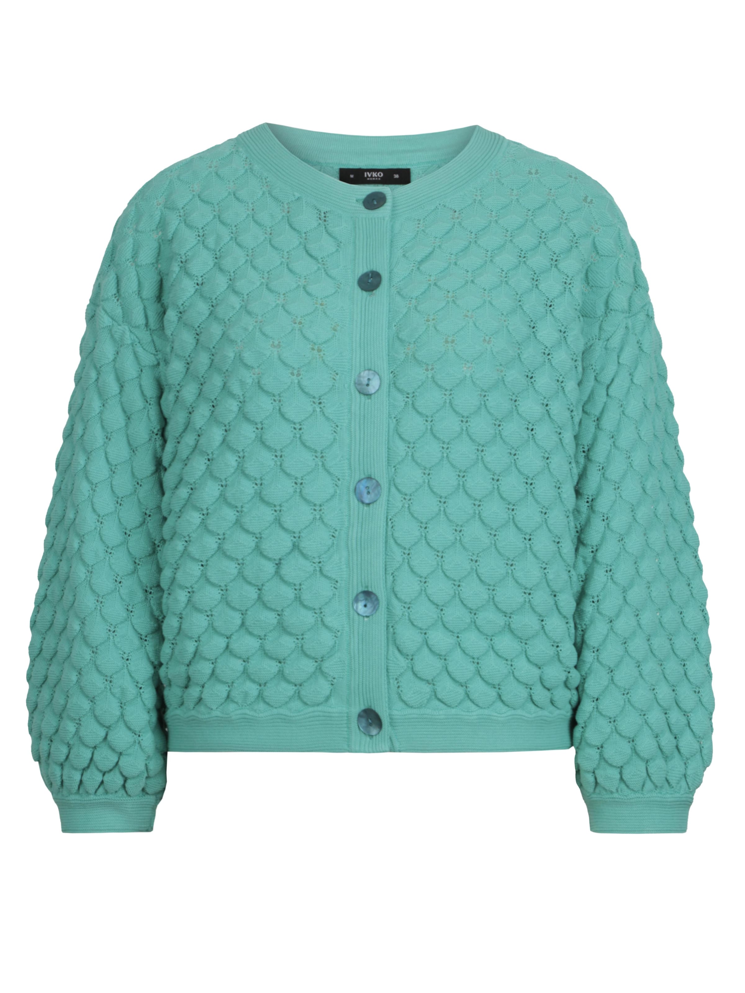 IVKO Knit Cardigan in Blue: front