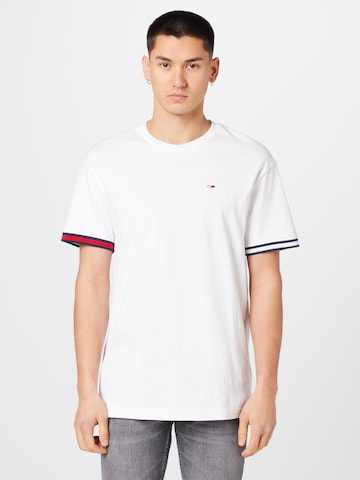 Tommy Jeans - Camiseta en blanco: frente