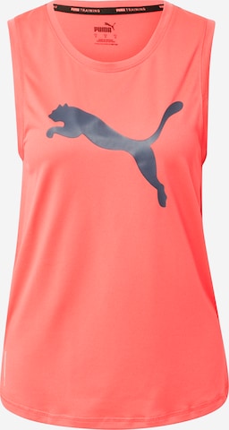 PUMA Sports top in Orange: front