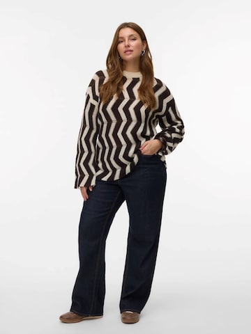 Pull-over '10335230' Vero Moda Curve en marron