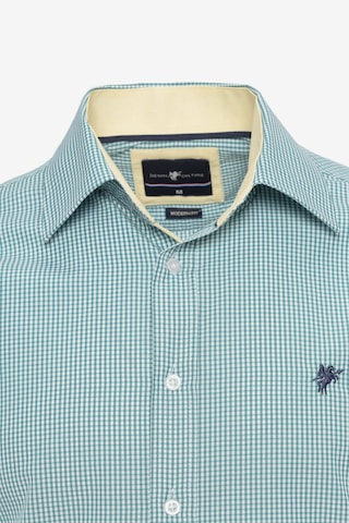 DENIM CULTURE - Ajuste estrecho Camisa 'KENDRICK' en verde