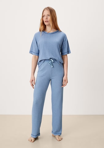 s.Oliver Loosefit Pyjamahose in Blau