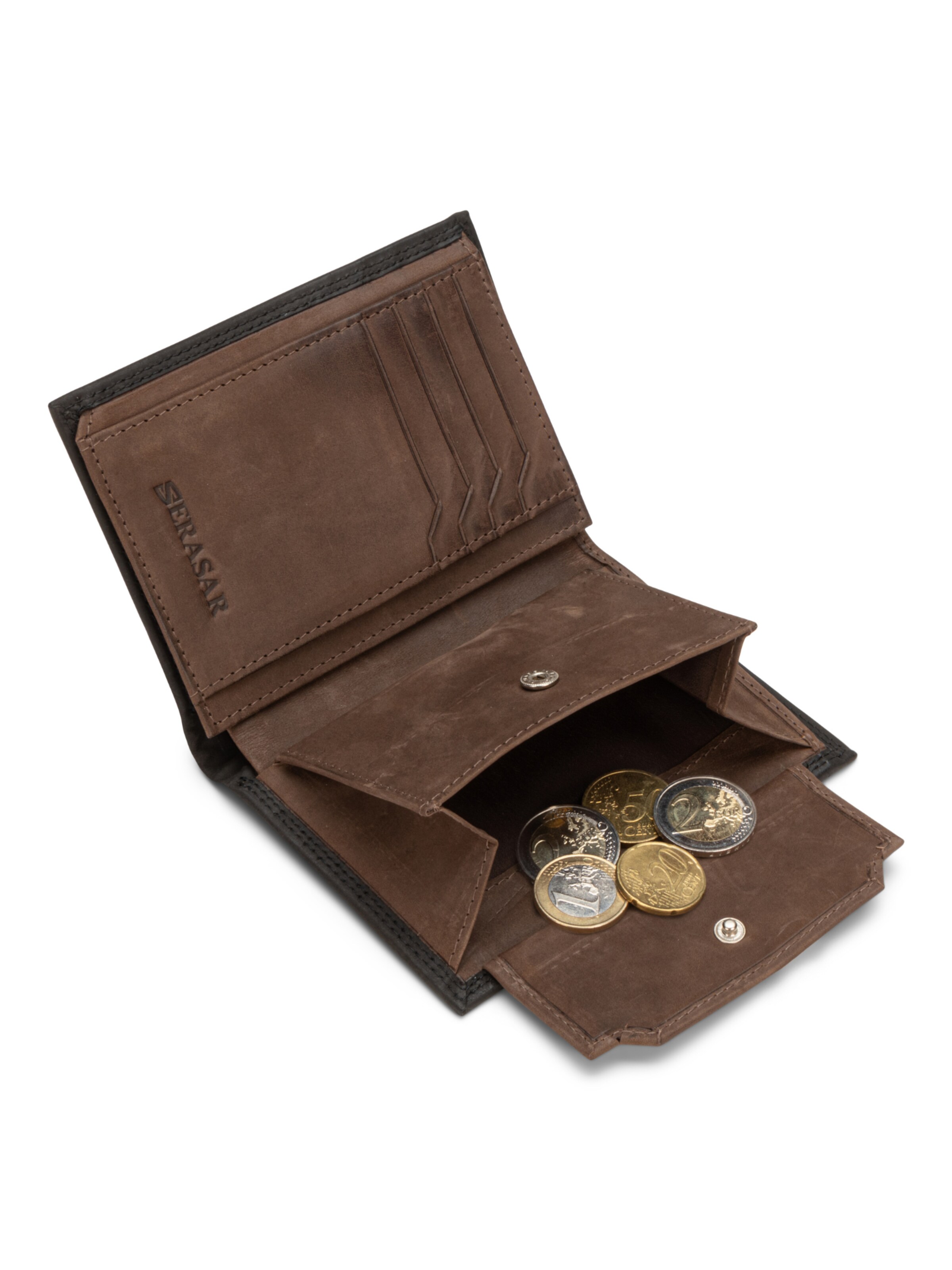 SERASAR Wallet 'Vintage' in Black