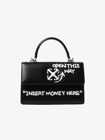 Off-White Crossbody Bag in Black: front