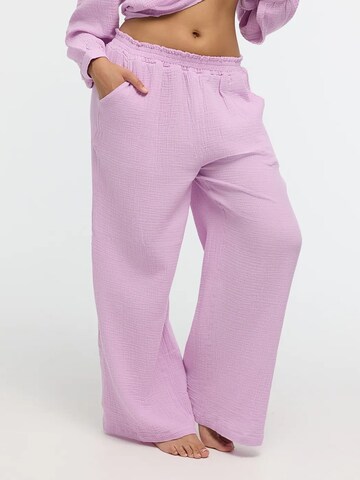 cfab Baggy Trousers 'Musselin Pants' in Purple