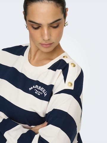 ONLY Carmakoma Sweatshirt 'CARISLA' i vit