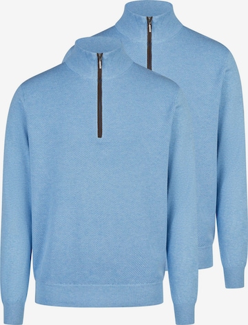 redmond Pullover 'Basic' in Blau: Vorderseite