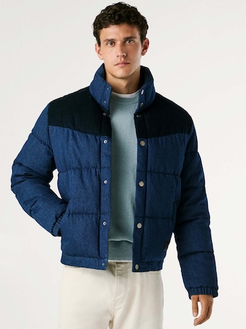 Pepe Jeans Winterjas in Blauw: voorkant