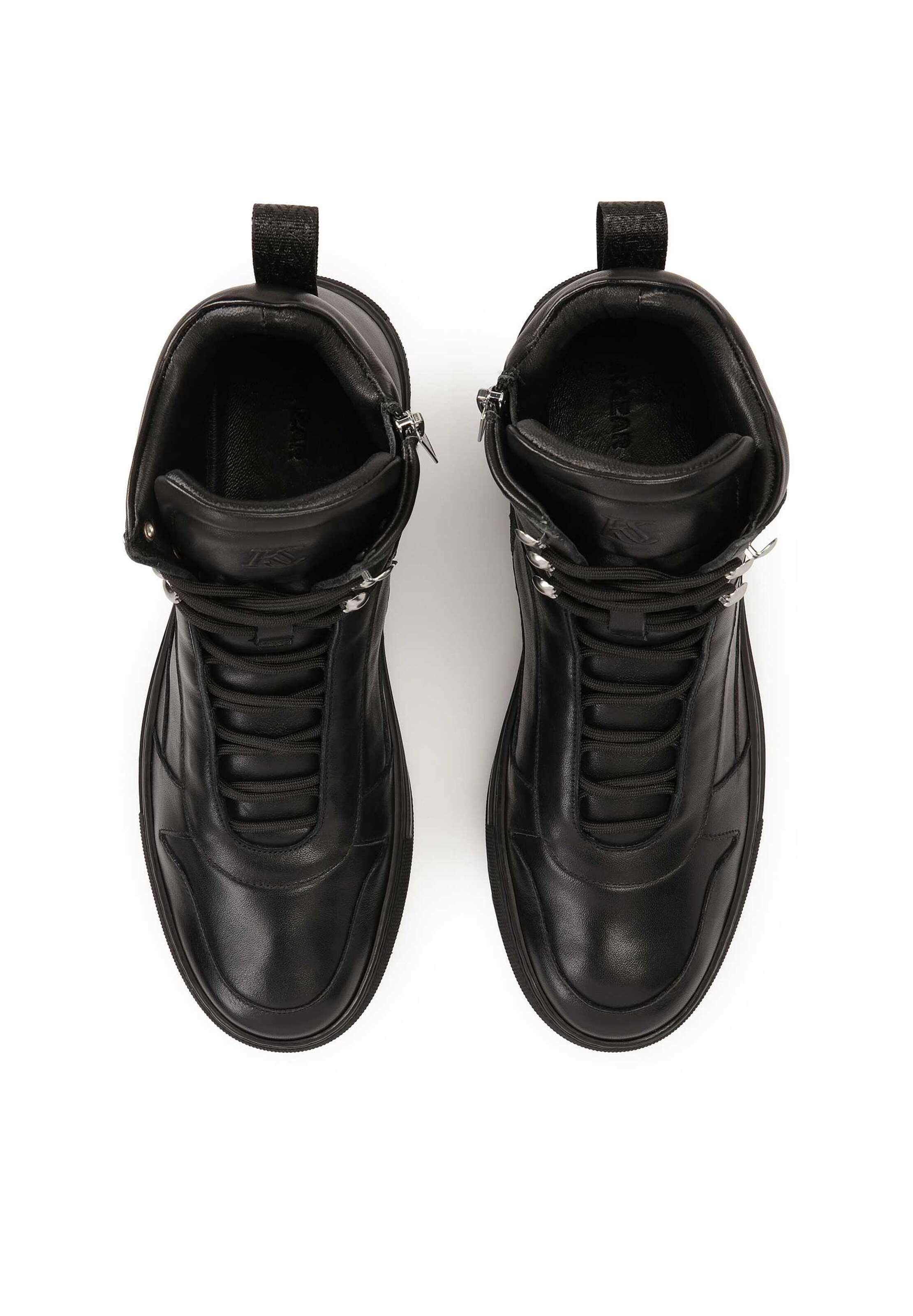 Sneaker alta di Kazar Studio in nero