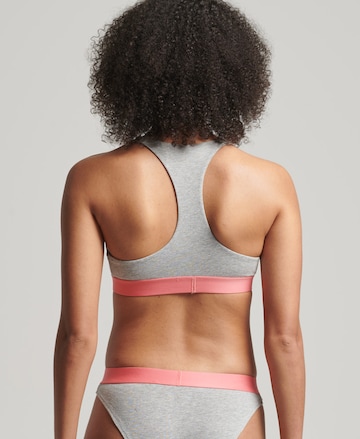 Bustier Soutien-gorge de sport Superdry en gris