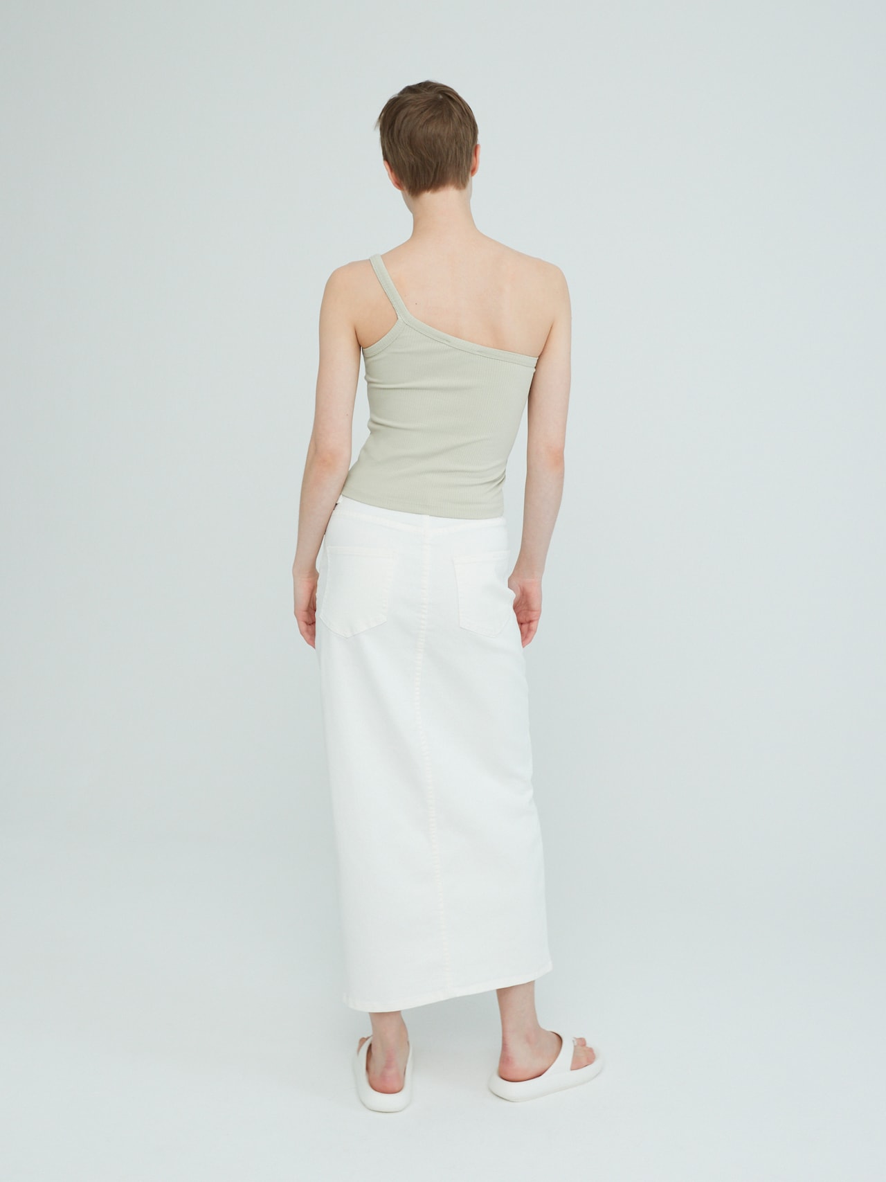 EDITED Top 'Margot' verde claro