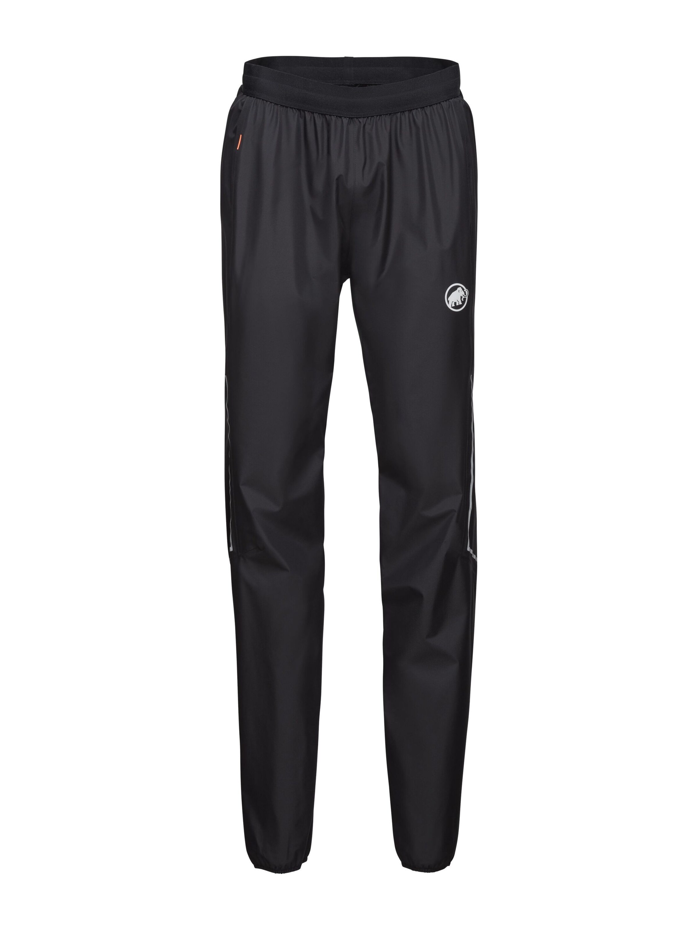 MAMMUT Tapered Outdoor Pants in Black: front