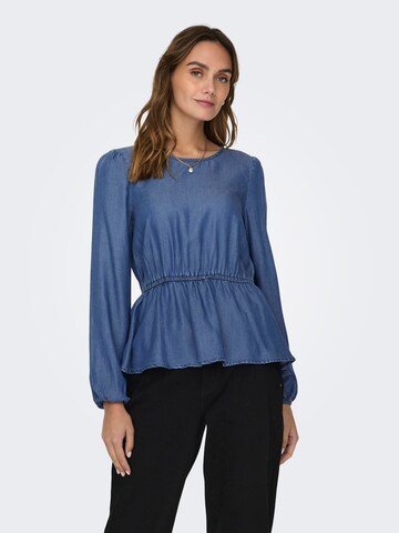 ONLY Blouse 'PEMA METTE' in Blauw: voorkant