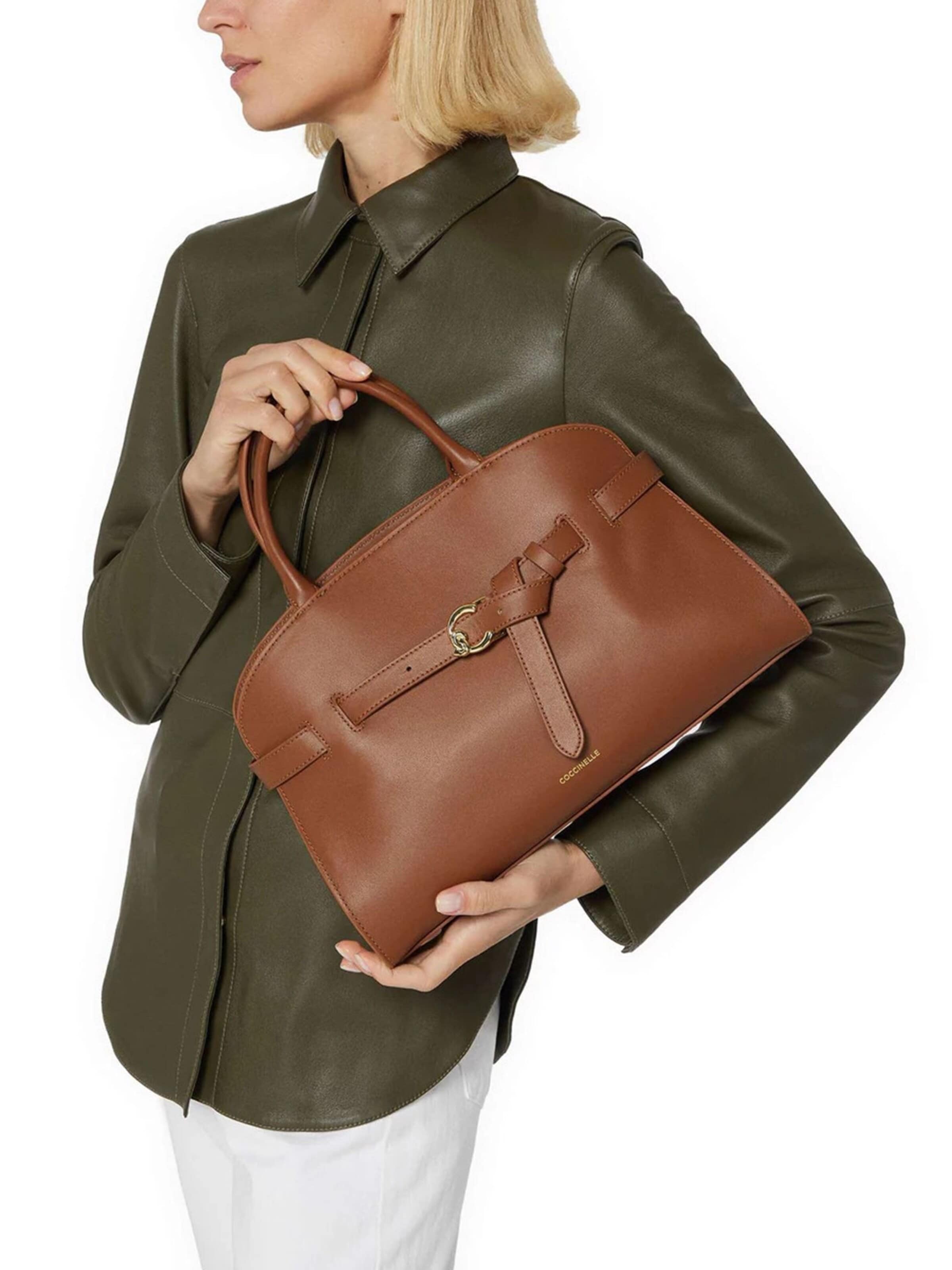 Borsa a mano 'Sabine Handbag' di Coccinelle in marrone