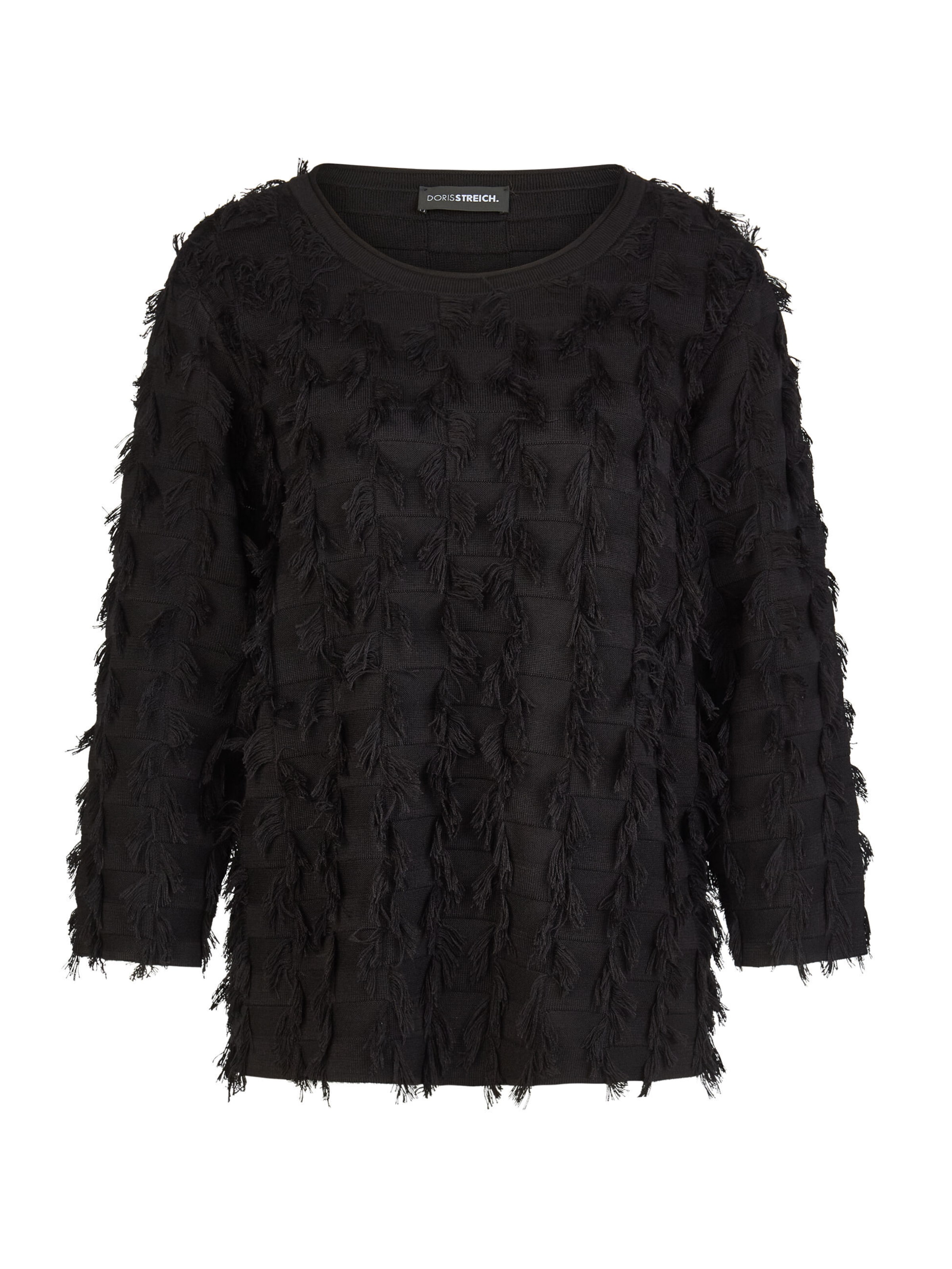 Pull-over Doris Streich en noir : devant