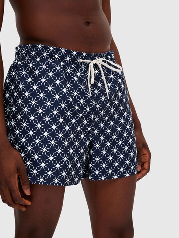 SELECTED HOMME Zwemshorts in Blauw