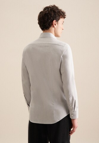 SEIDENSTICKER Slim fit Business shirt in Grey
