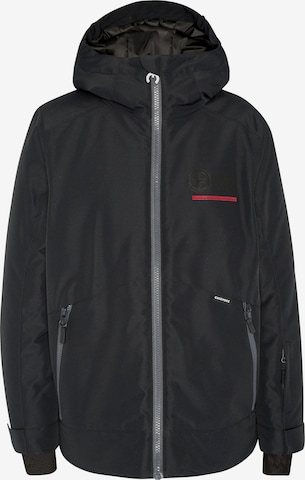 CHIEMSEE Athletic Jacket in Black: front