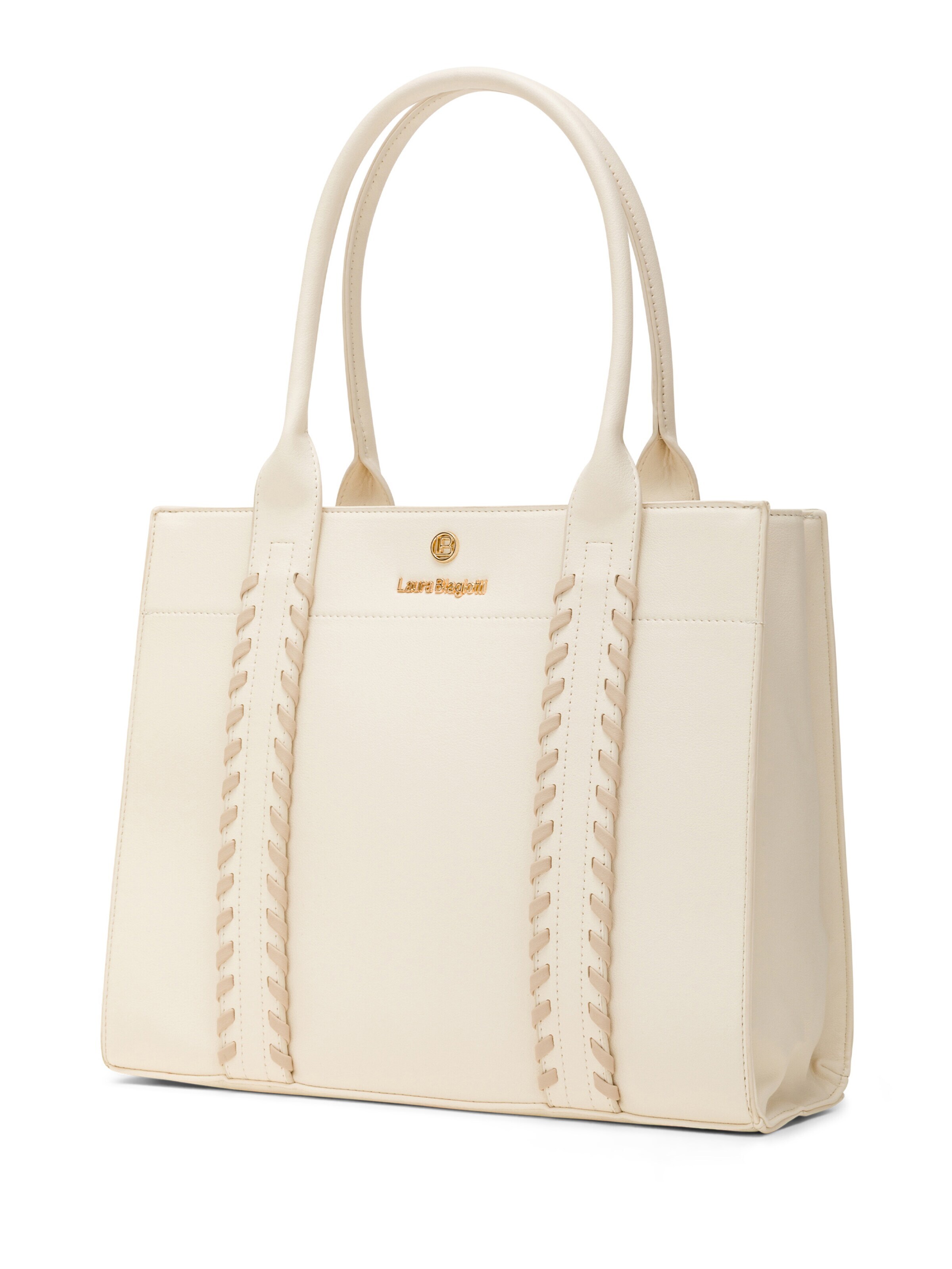 Borsa a spalla 'Ellette 1' di Laura Biagiotti in bianco