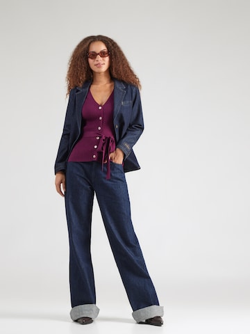 King Louie Knit Cardigan 'Mila' in Purple