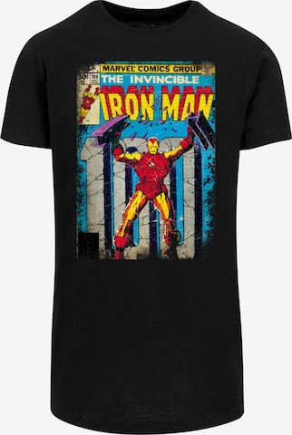 F4NT4STIC T-Shirt 'Marvel Iron Man Cover' in Schwarz: Vorderseite