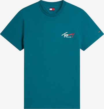 Maglietta 'DM0DM22538' di Tommy Jeans in verde: frontale
