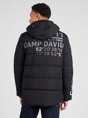 CAMP DAVID Overgangsjakke i sort