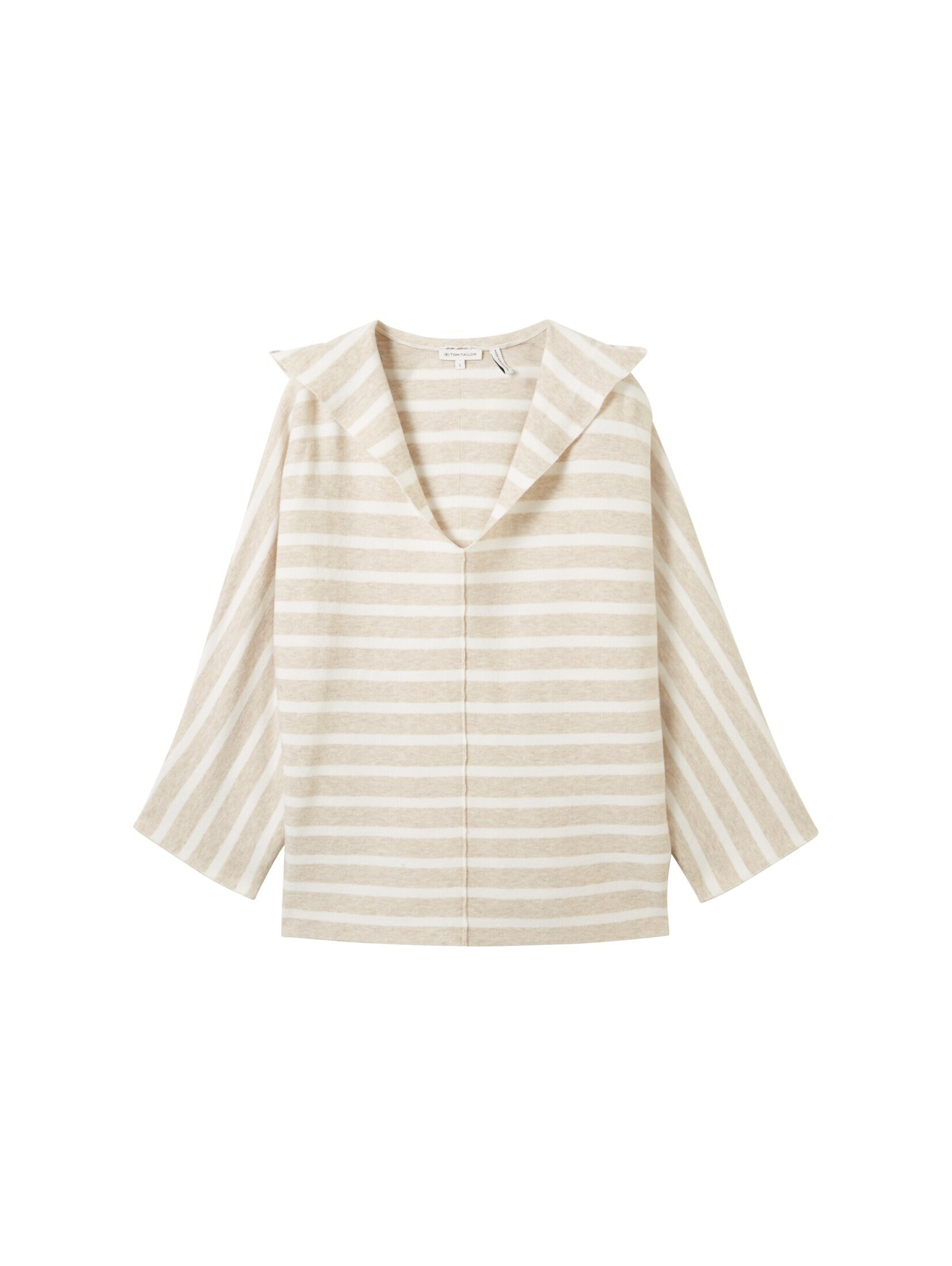 TOM TAILOR Pullover in Beige: Vorderseite