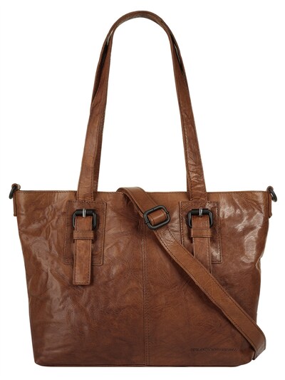 Spikes & Sparrow Cabas en One Size en cognac, Vue avec produit
