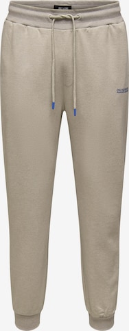 Effilé Pantalon 'TOM' Only & Sons en gris : devant