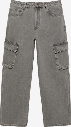 Pull&Bear Cargofarkut värissä harmaa denim, Tuotenäkymä