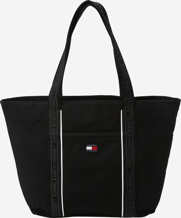 Tommy Jeans - Shopper 'HERITAGE' em preto: frente