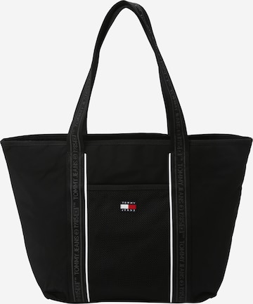 Tommy Jeans Shopper 'HERITAGE' in Black: front