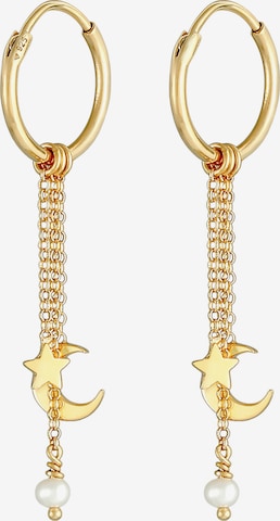 ELLI Earrings in Gold: front
