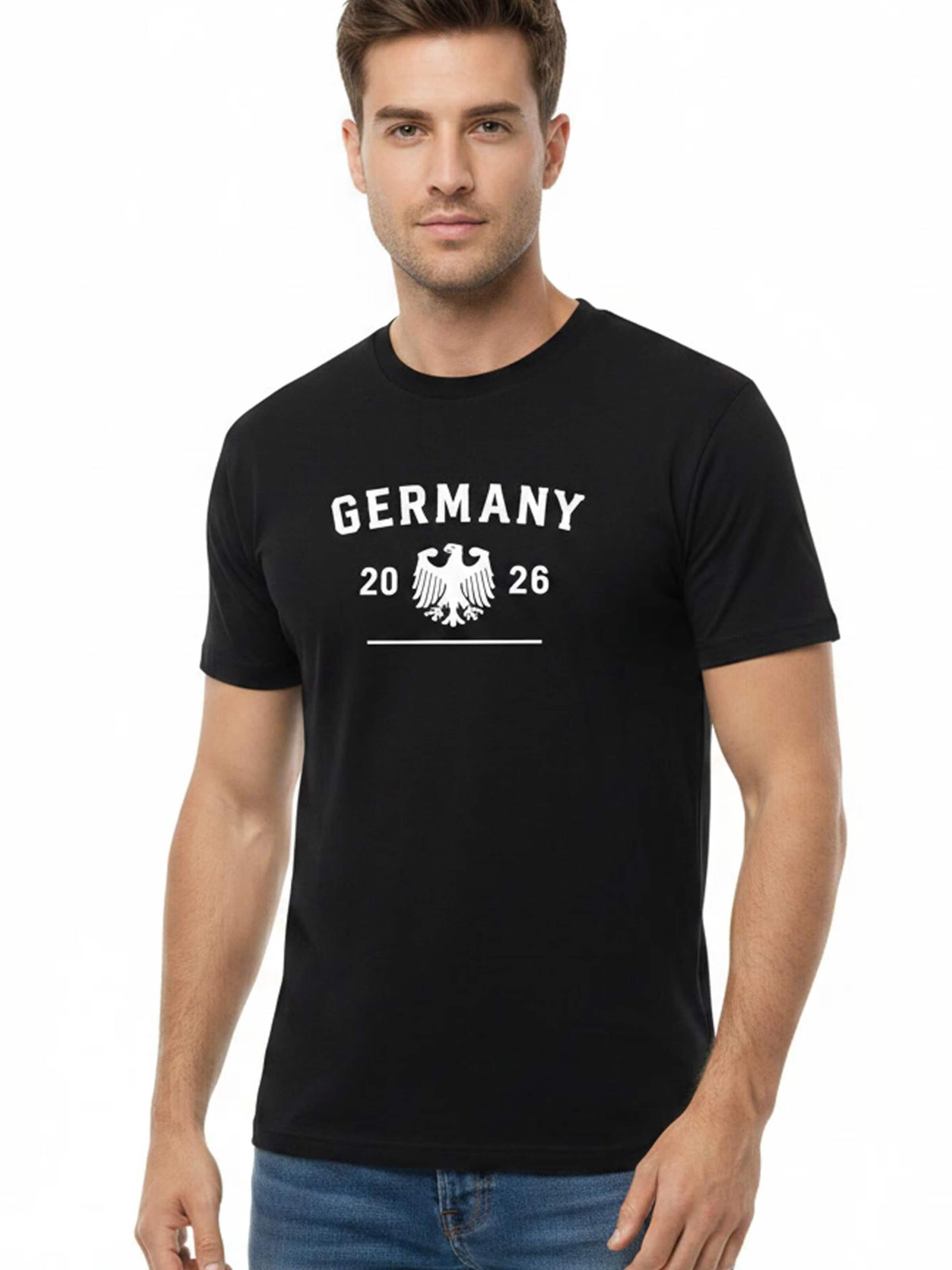 Banco Shirt 'T-Shirt Herren Football United Print Shirt' in Black: front