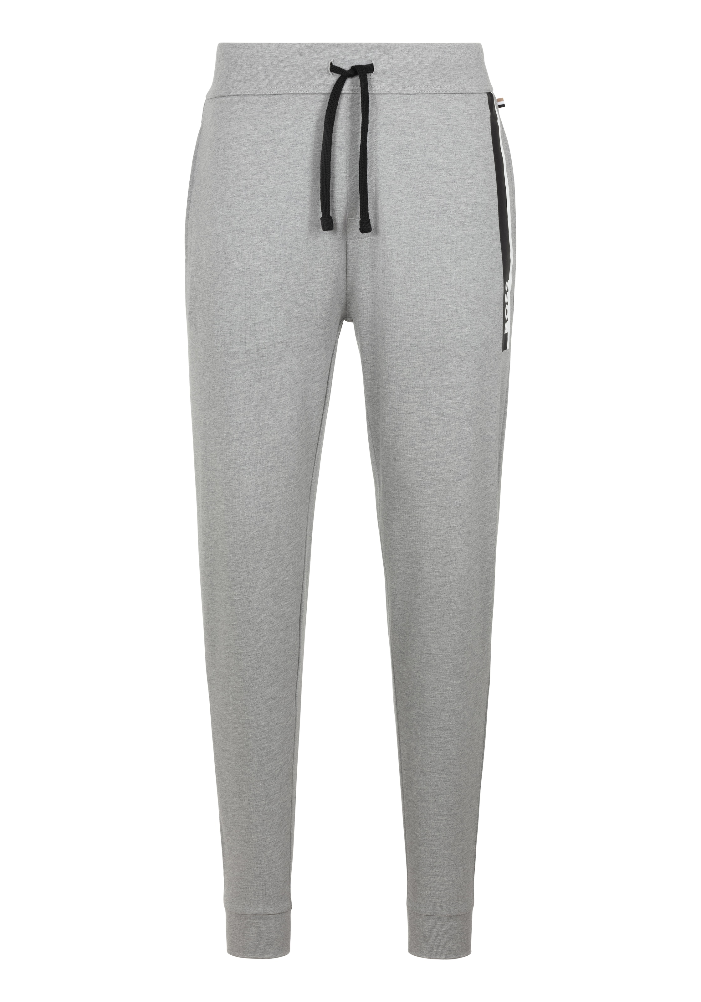BOSS Tapered Pants in Grey: front