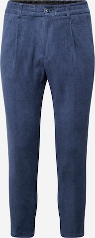 DRYKORN Slim fit Pleat-Front Pants 'Chasy' in Blue: front