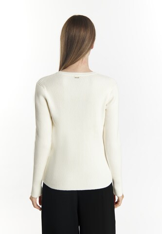 DreiMaster Klassik Sweater in White