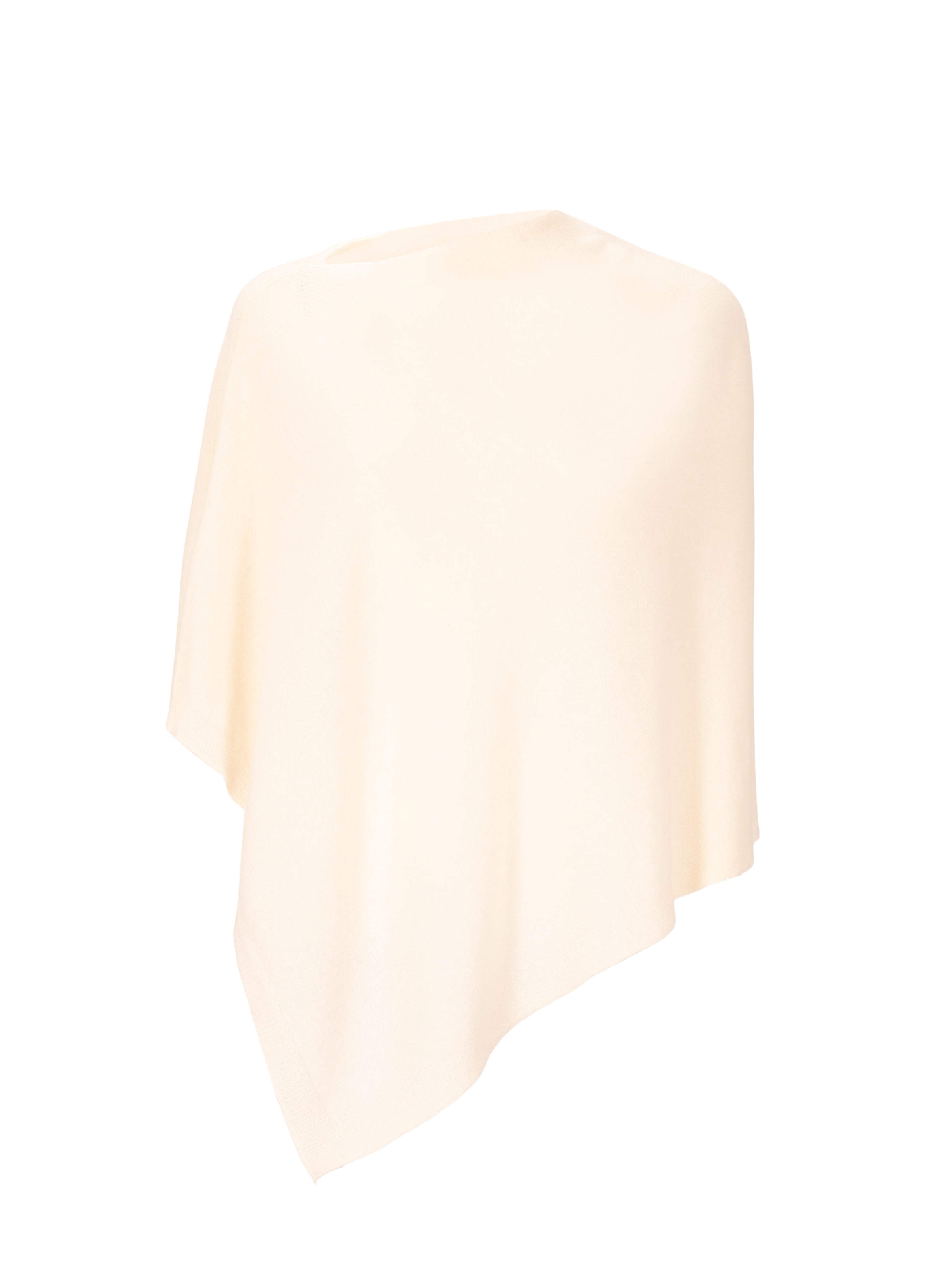 Distretto12 Poncho in Weiß: Vorderseite