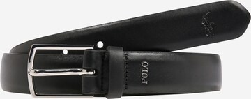 Ceinture Polo Ralph Lauren en noir : devant